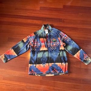 Polo Ralph Lauren Sportsman Wildlife Aztec Southwestern Fleece Jacket XL